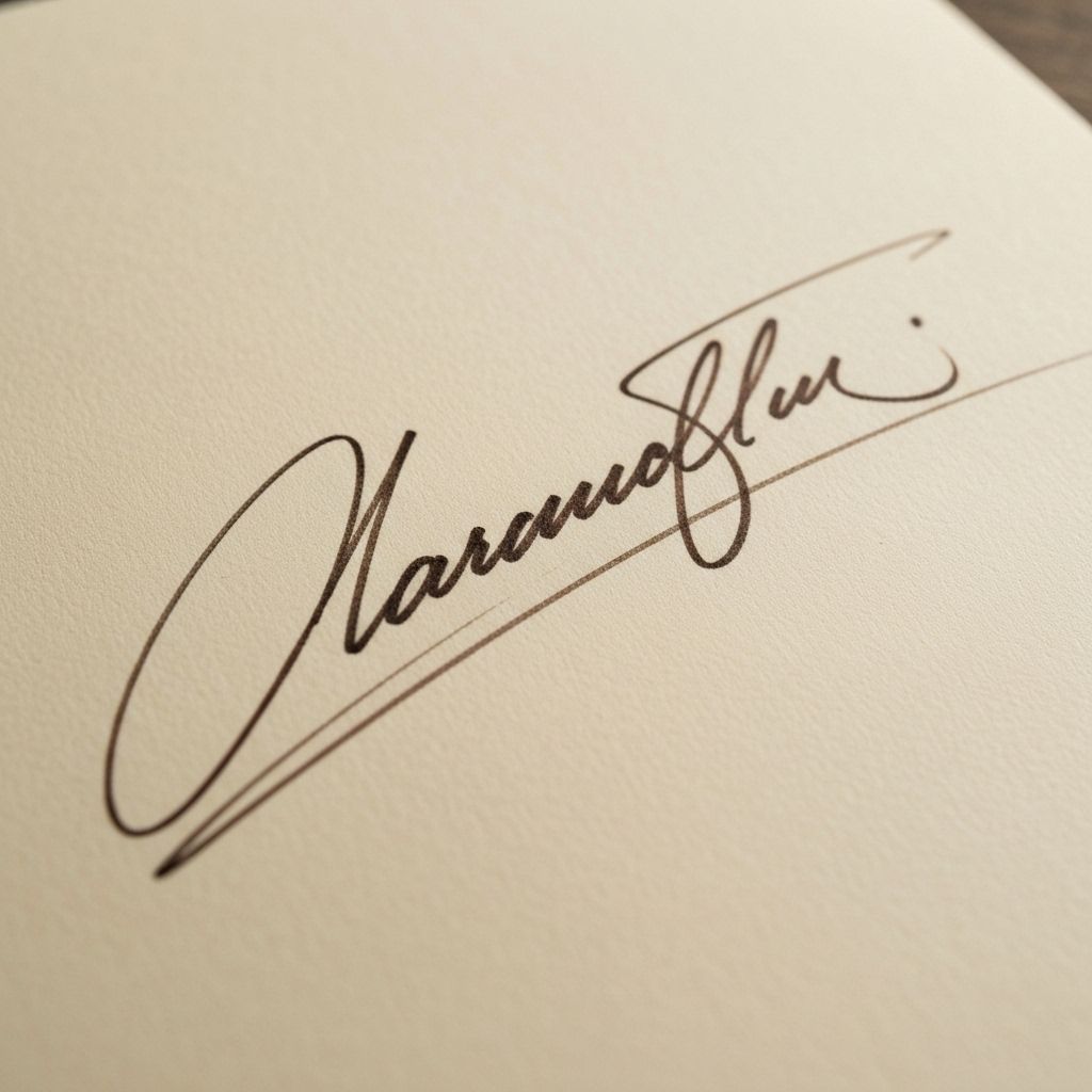 Personal signature